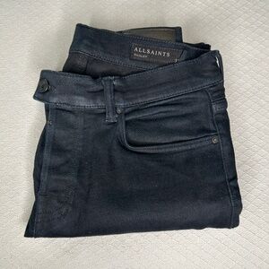 All Saints Men's Hoxley Jeans, Black, 32 W, 30 L